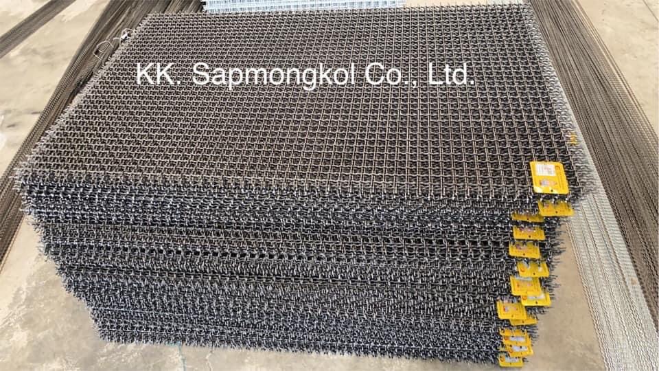 ตะแกรงตัวหนอน ตะแกรงเหล็กตัวหนอน ลวดตัวหนอน ลวดถัก ลวดถักตัวหนอน CRIMPED WIRE MESH